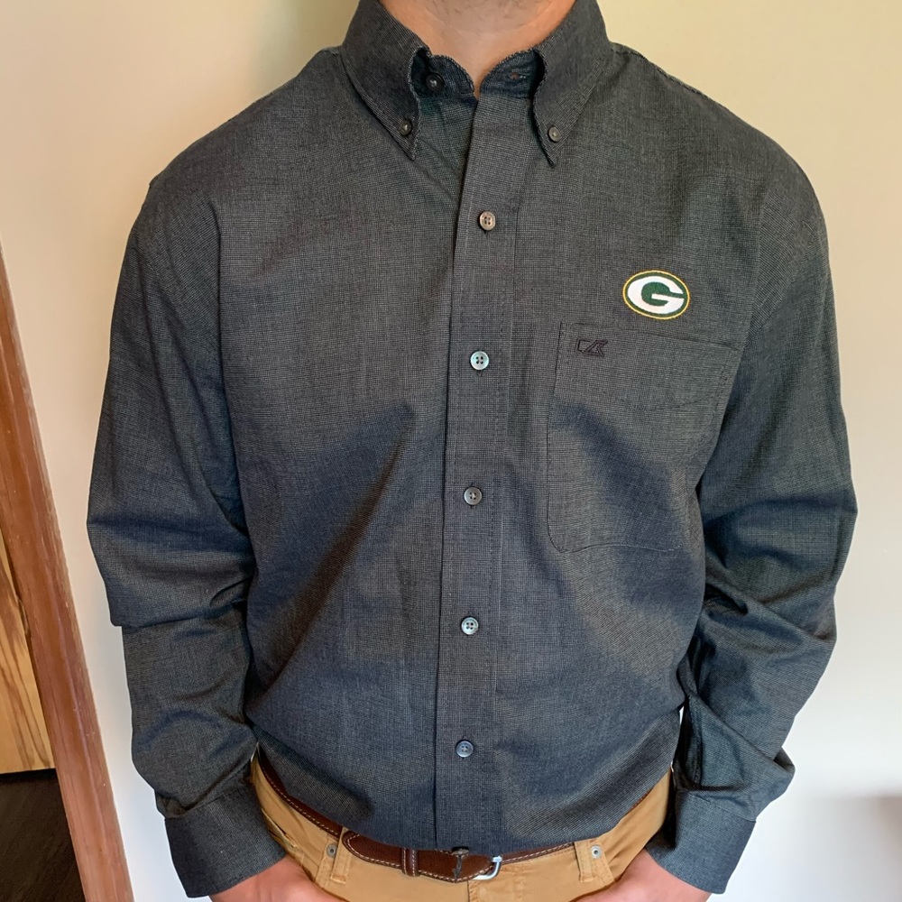 Green Bay Packers Button Up